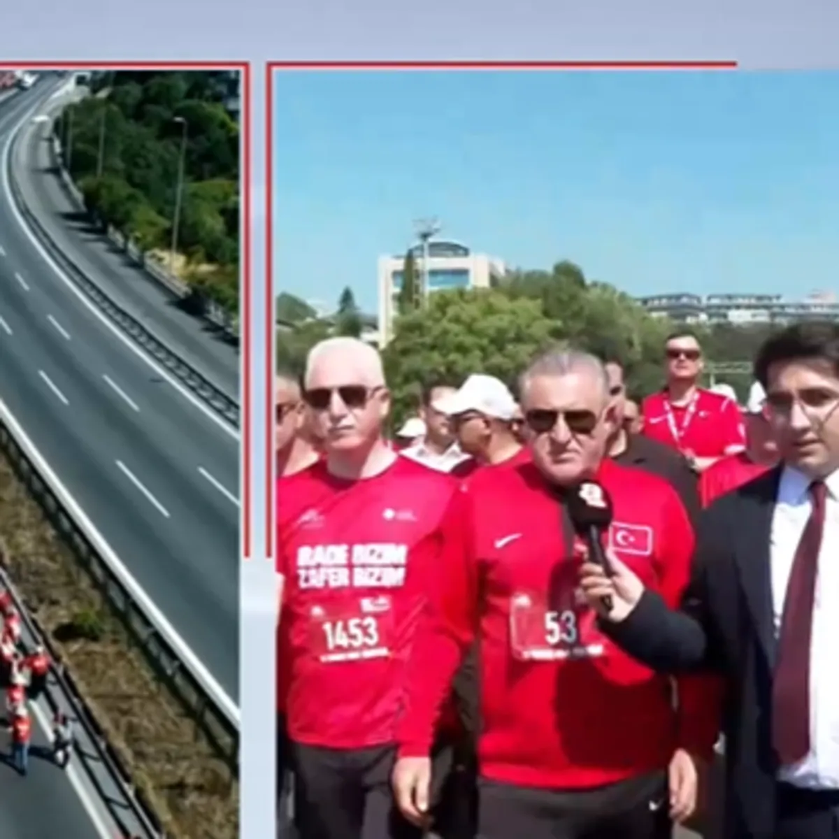 İstanbul'da 15 Temmuz şehitleri için dev yürüyüş