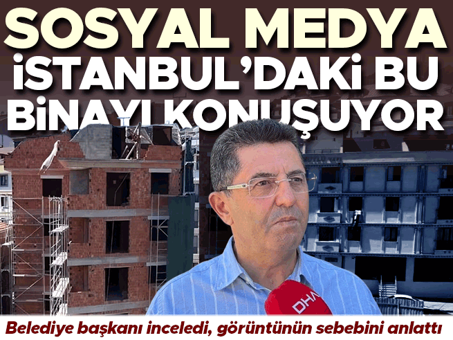 İstanbul Çekmeköy'de eğri bina iddiası: Belediye başkanı yerinde inceledi