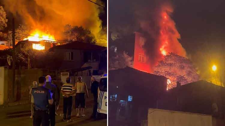 İstanbul Gaziosmanpaşa'da 3 gecekondu kül oldu