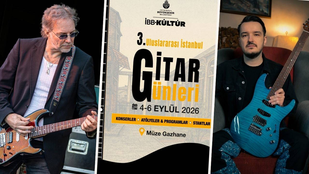 İstanbul Gitar Günleri 4 Eylül'de Başlıyor: Ustalar Müze Gazhane'de Buluşuyor