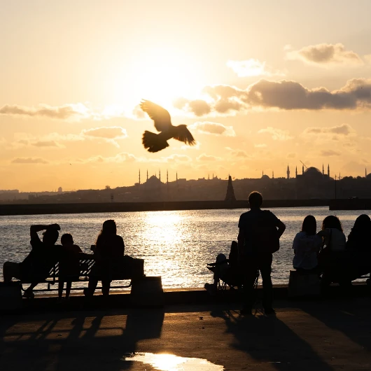 İstanbul'da Gün Batımında Kartpostallık Manzaralar