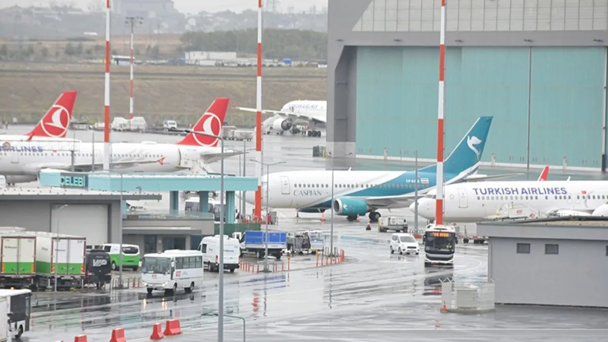 İstanbul Havalimanı'nda Caspian Airlines uçağına haciz: 3 milyon avro borç