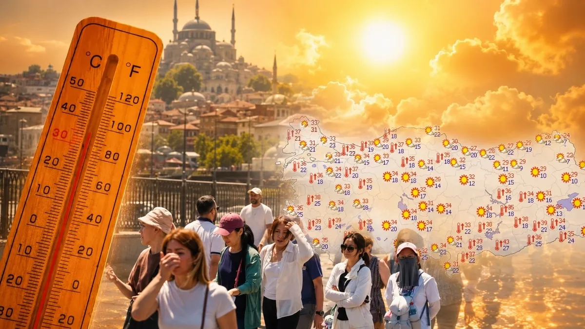 İstanbul kavrulacak: Nemle hissedilen sıcaklık 40 dereceyi bulacak