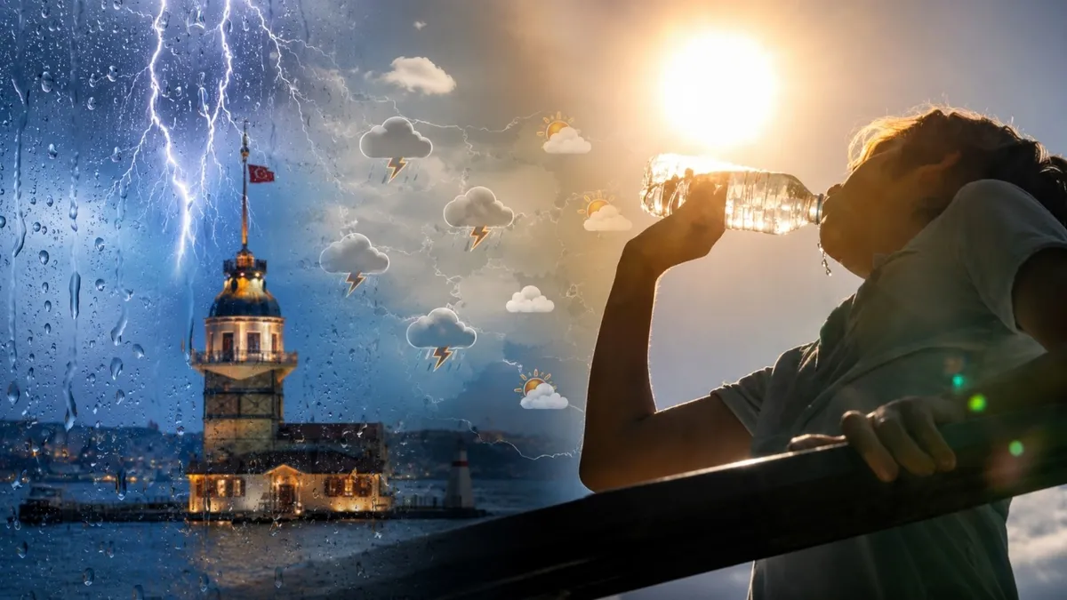 İstanbul'da kavurucu sıcakların ardından sağanak geliyor: Meteoroloji tarih verdi