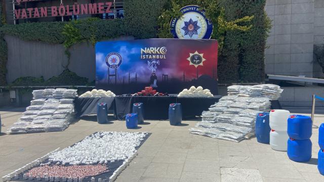 İstanbul merkezli 4 ilde uyuşturucu operasyonu: 1,2 ton ele geçirildi