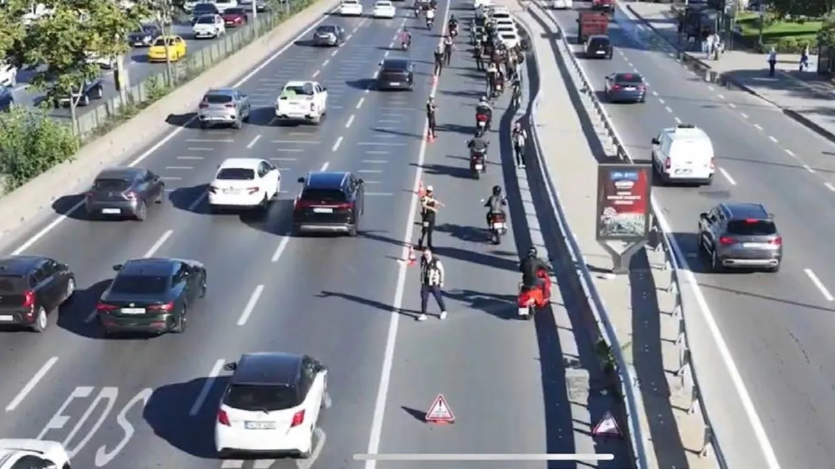 İstanbul'da Motosiklet Denetimi: 1,1 Milyon Lira Ceza