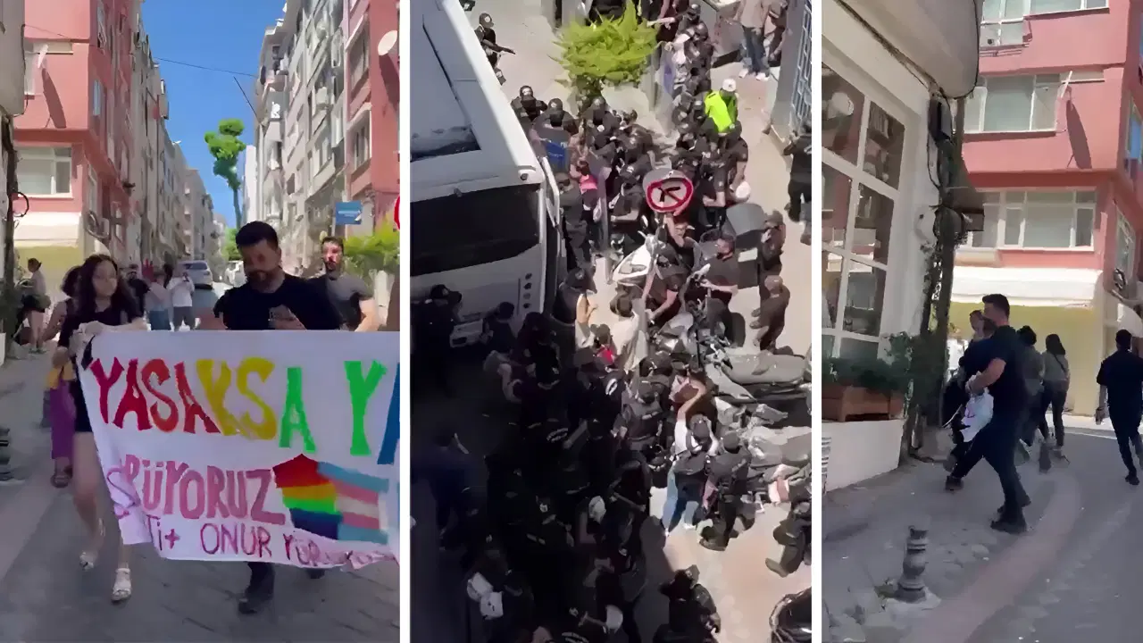 İstanbul Onur Yürüyüşü'nde polis müdahalesi: 40 gözaltı