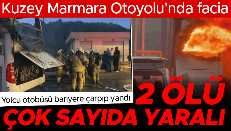 İstanbul'da otobüs faciası: 2 ölü, 8 yaralı