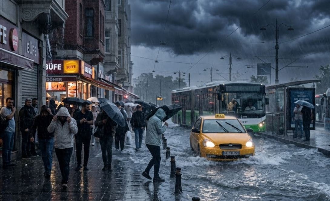 İstanbul'a Saat 11.00 Uyarısı: Yağmur Şiddetlenecek