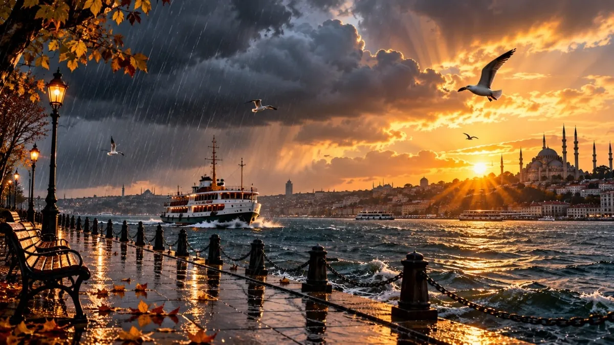 İstanbul'a Sağanak Yağış Geliyor: Hafta Sonu Hava Durumu