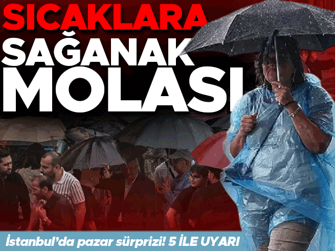 İstanbul'da Sıcak Havaya Sağanak Molası: Meteoroloji'den Rüzgar Uyarısı