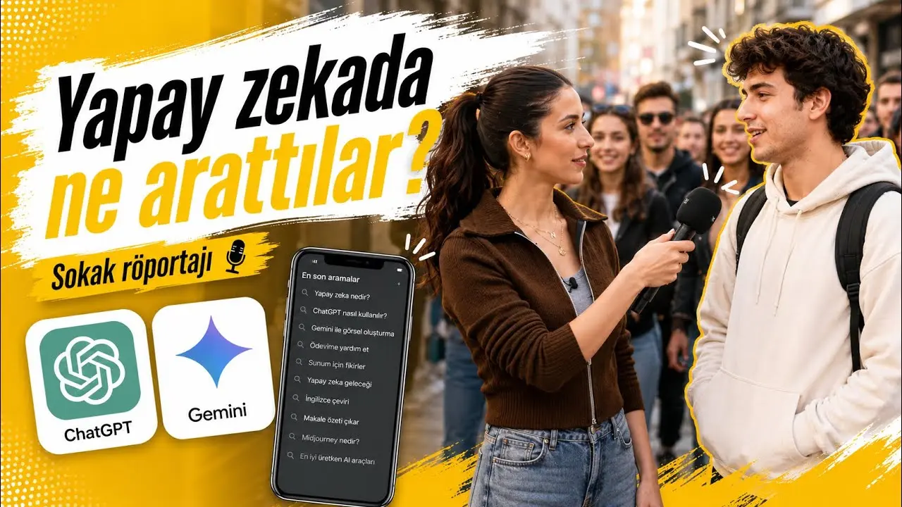 İstanbul Sokaklarında Halk Yapay Zekayı Anlatıyor
