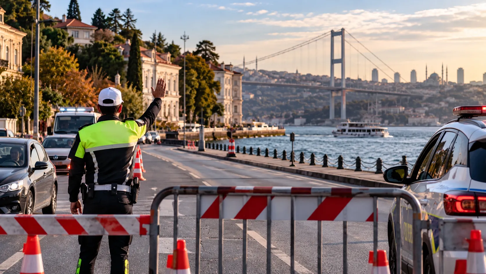 İstanbul'da Trafik Düzenlemesi: Beşiktaş ve Zeytinburnu'nda Yollar Kapatıldı