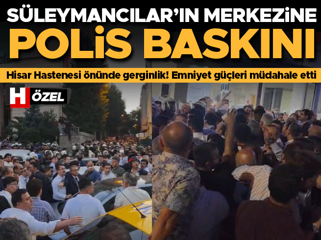 İstanbul Ümraniye'de Süleymancılar'a ait merkeze polis operasyonu