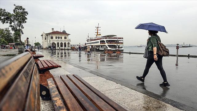 İstanbul'da Yağmur ve Serin Hava Etkili Olacak