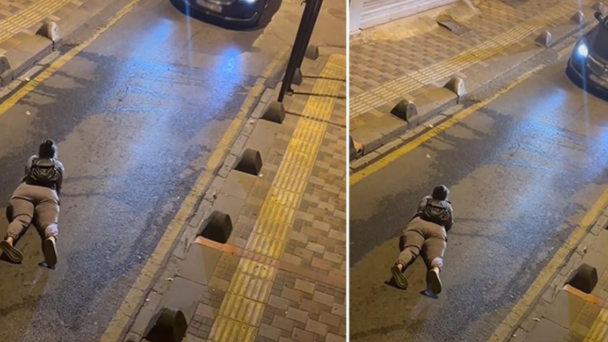 İstanbul'da Yol Ortasında Telefonla Uğraşan Kadın Trafiği Kilitletti