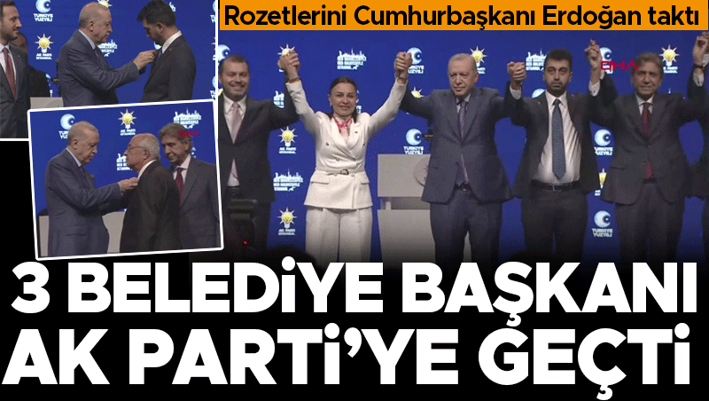 İstanbul'da 3 Belediye Başkanı AK Parti'ye Katıldı