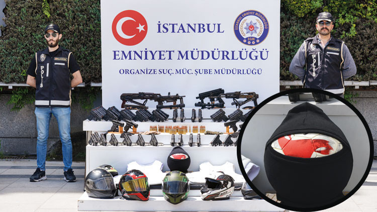İstanbul'da çetelere büyük darbe: Futbol topuna kar maskesi