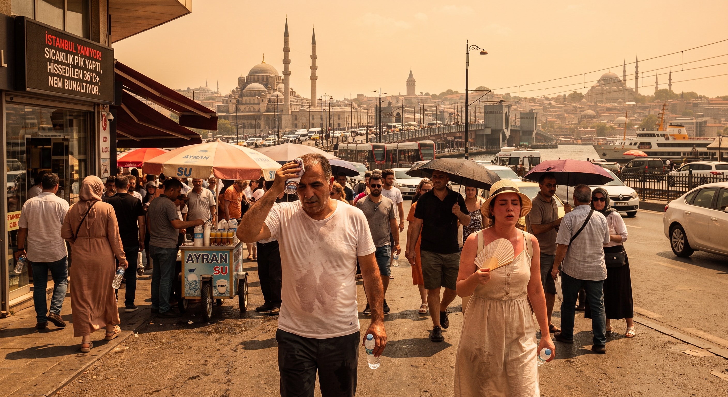 İstanbul'da Fırın Etkisi: Kavurucu Sıcaklar Bugün Zirve Yapacak