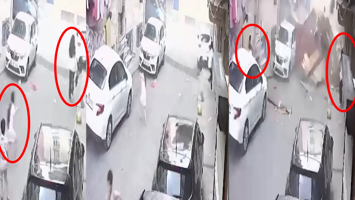 İstanbul'da fırtına faciası: Uçan çatı parçaları saniyelerle çocukları ıskaladı
