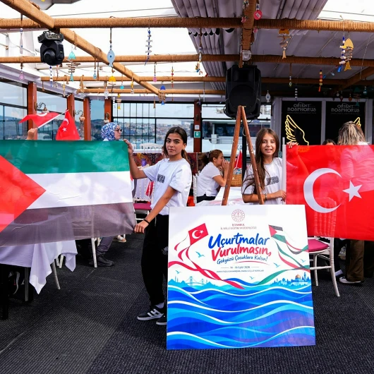 İstanbul'da Gazzeli Çocuklar İçin Uçurtma Etkinliği