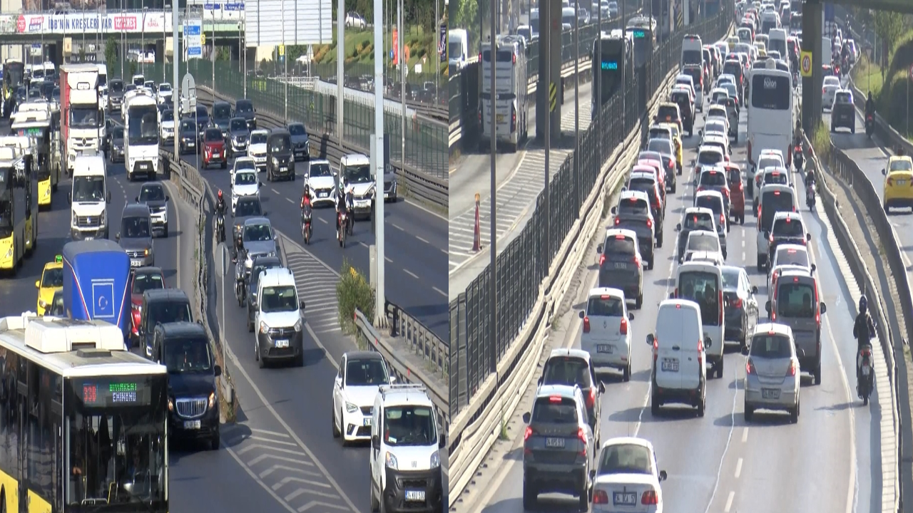 İstanbul'da haftanın ilk iş gününde trafik felç oldu