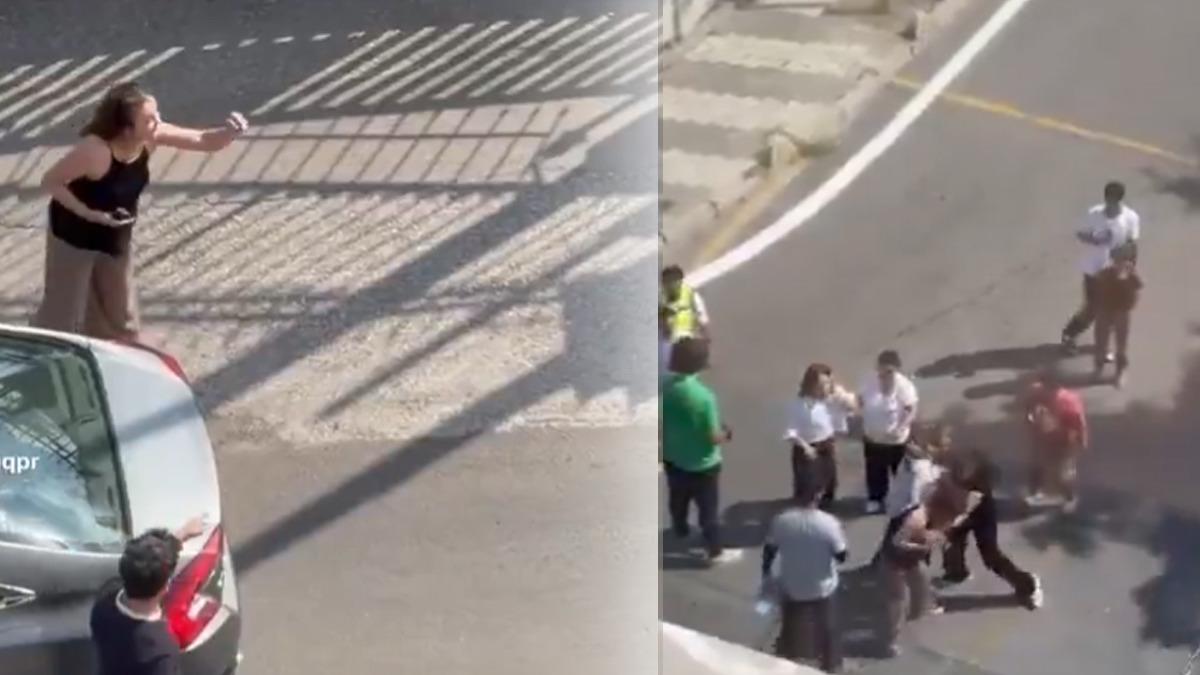 İstanbul'da 'koca' kavgası: 'Adım elinden, çatlaaa