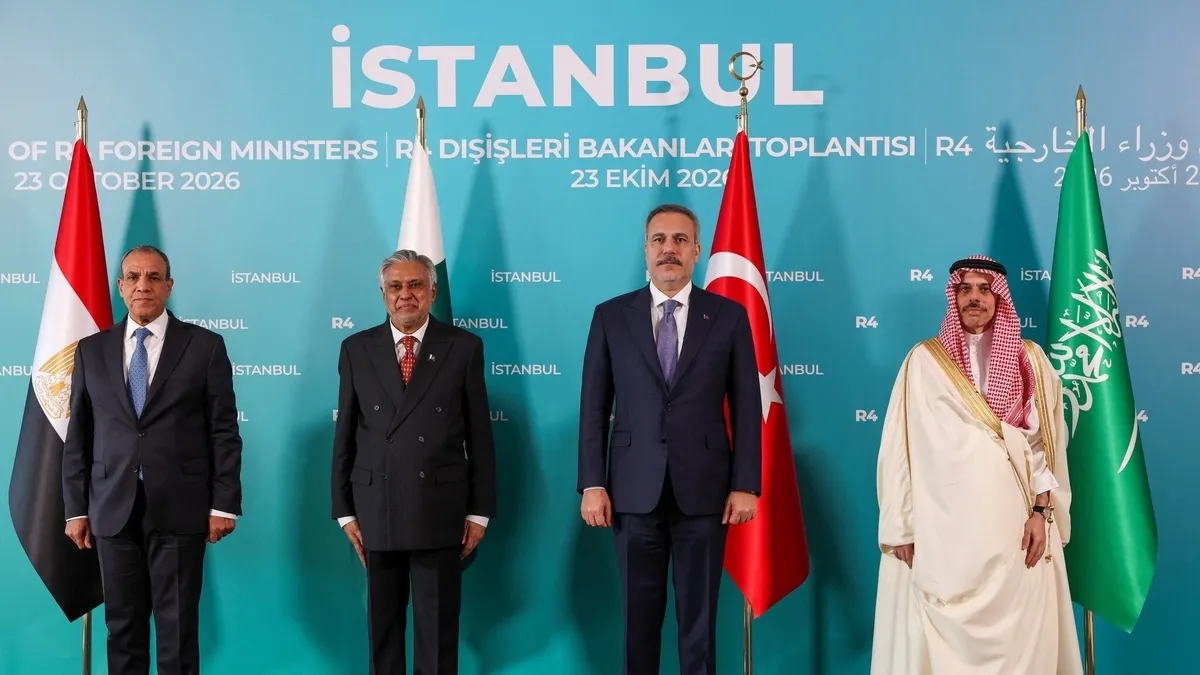 İstanbul'da tarihi zirve: 8 ülke ilk kez aynı masada