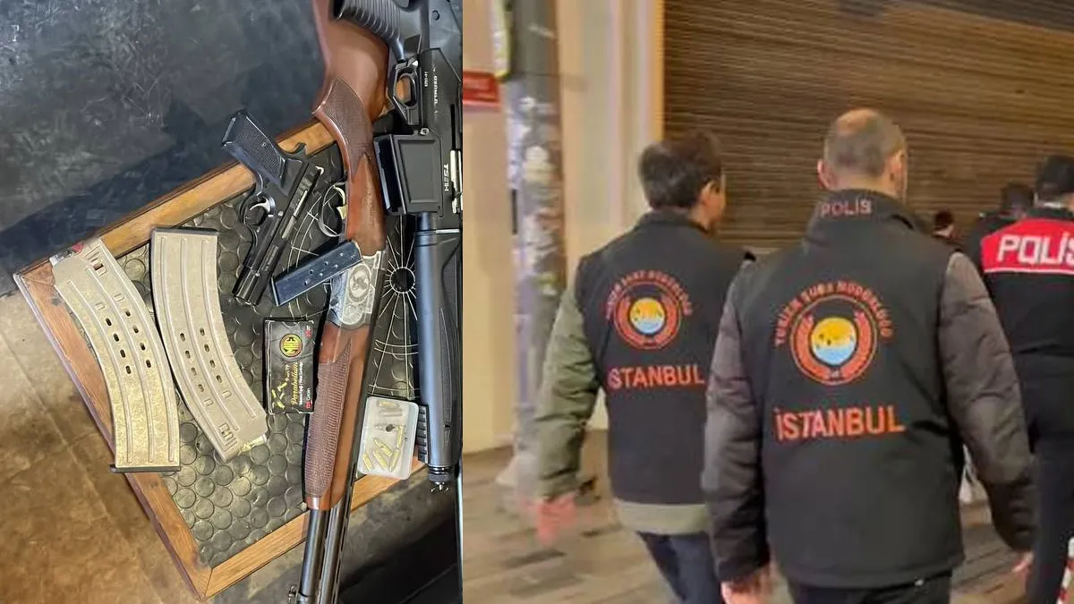 İstiklal Caddesi'nde gece kulüplerine baskın: Uyuşturucu ve silah ele geçirildi