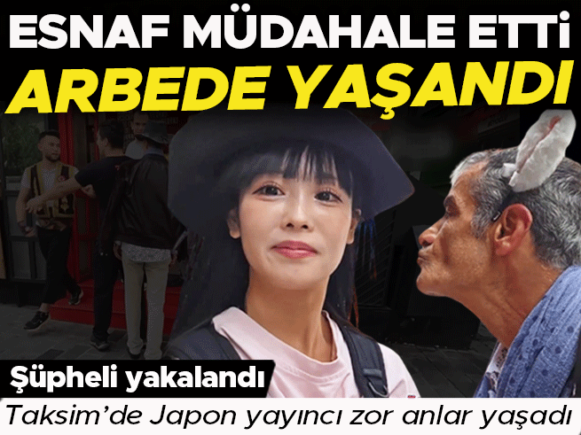 İstiklal Caddesi'nde Japon yayıncıyı taciz: Şüpheliye para cezası