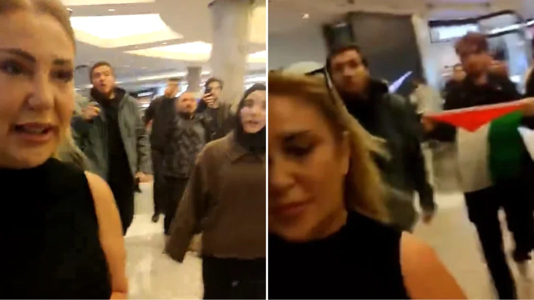 İstinye Park'ta İsrail gerginliği: Klodya Medina protestosu