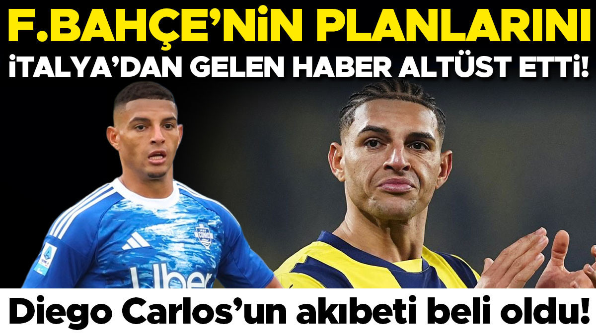 İtalya'dan Diego Carlos bombası: Fenerbahçe'nin planları altüst