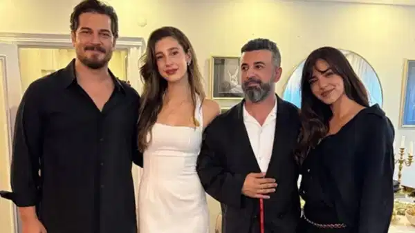 Itır Esen ve Engin Aykanat nişanlandı: Yüzükleri Çağatay Ulusoy taktı