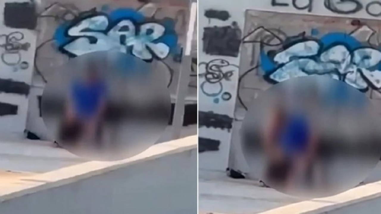 İzmir'de çatıda skandal: Güpegündüz ilişki kamerada