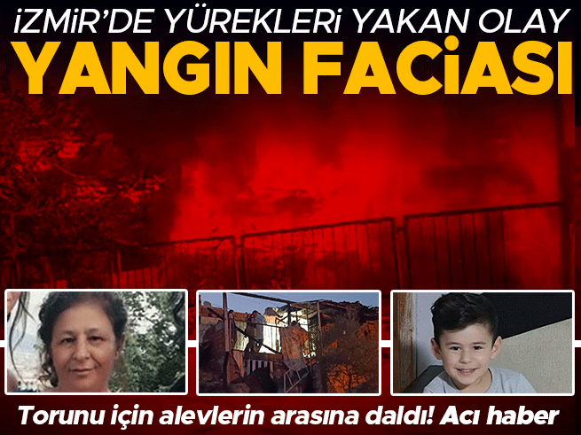 Anneannesinin Kahramanlığı Hüzünlendirdi: Torunu İçin Alevlere Döndü