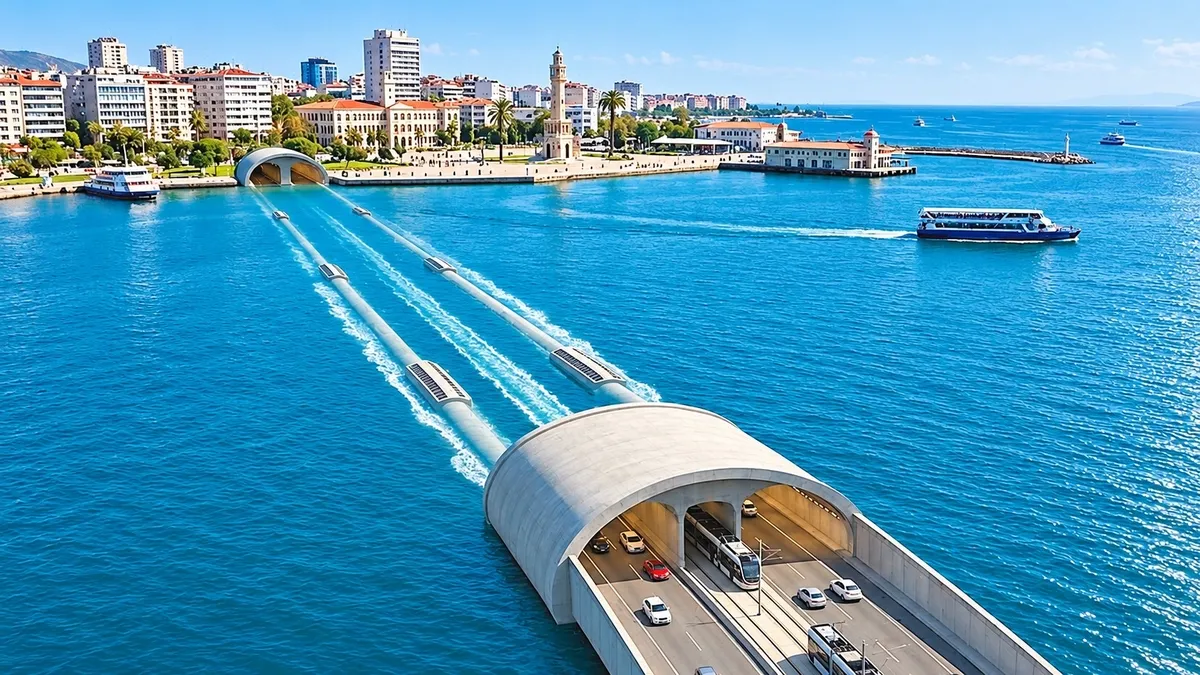 İzmir'e Körfez Altı Tüp Geçit Geliyor