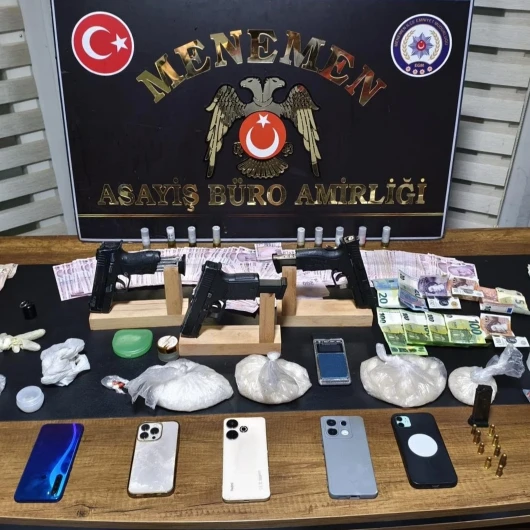 İzmir Menemen'de Uyuşturucu Operasyonu: 5 Gözaltı