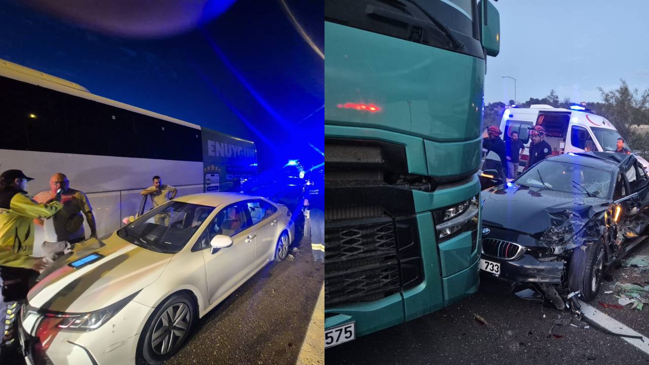 İzmir Otoyolu'nda Zincirleme Kaza: 11 Yaralı