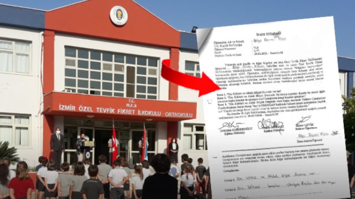 İzmir'de Özel Okullarda Öğrenciler Sorguya mı Alındı