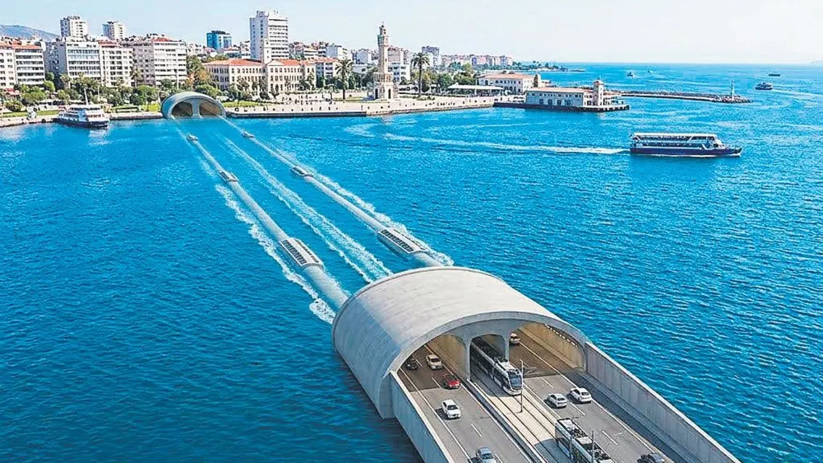 İzmir'in İlk Mega Projesi Tüp Geçit İçin Geri Sayım