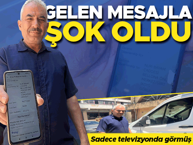 Hayatında gitmediği Siirt'ten ceza yedi! İzmirli esnafa plaka benzerliği şoku