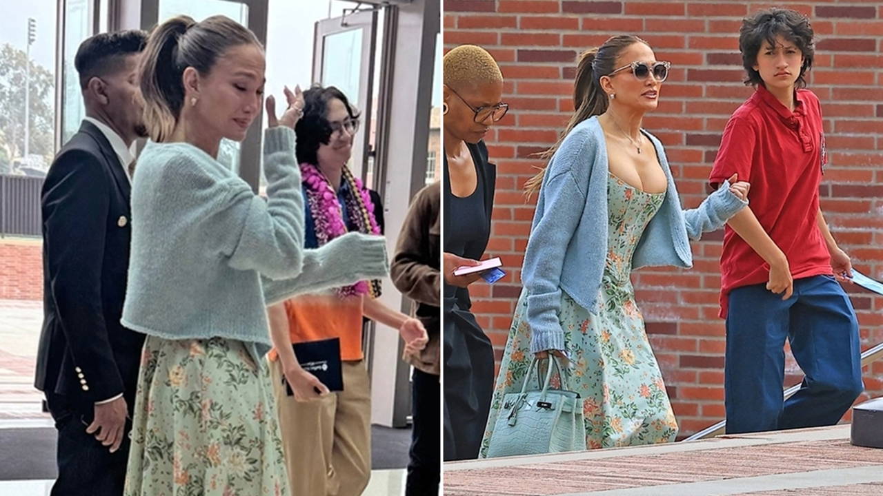 Jennifer Lopez oğlunun mezuniyetinde gözyaşlarına boğuldu: 'Evden ayrılacaklar