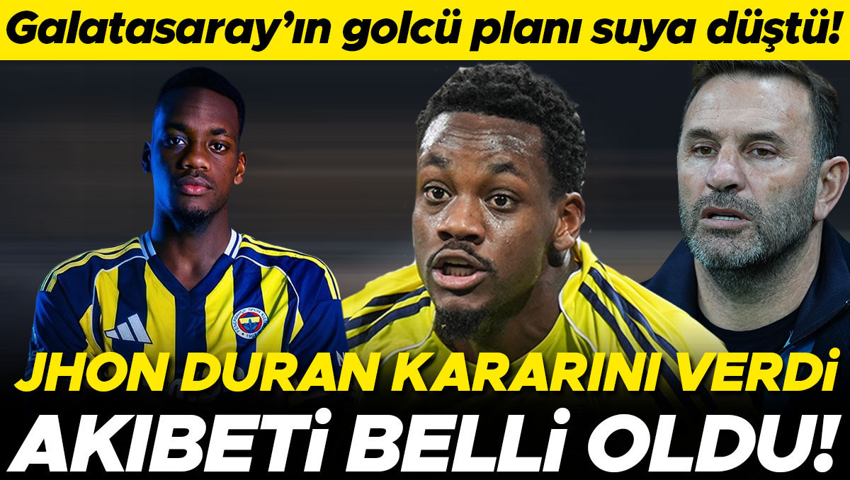 Jhon Duran Benfica'ya: Galatasaray'ın golcü transferi suya düştü
