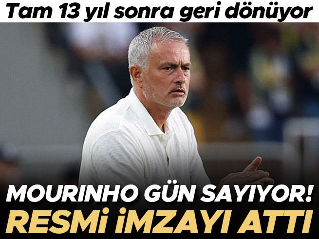 Jose Mourinho Real Madrid ile resmen anlaştı
