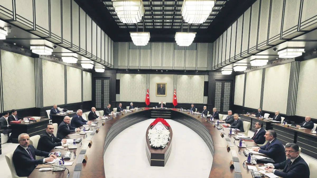 Kabine Toplantısında Terörsüz Türkiye ve Yatırım Fonları Gündemi