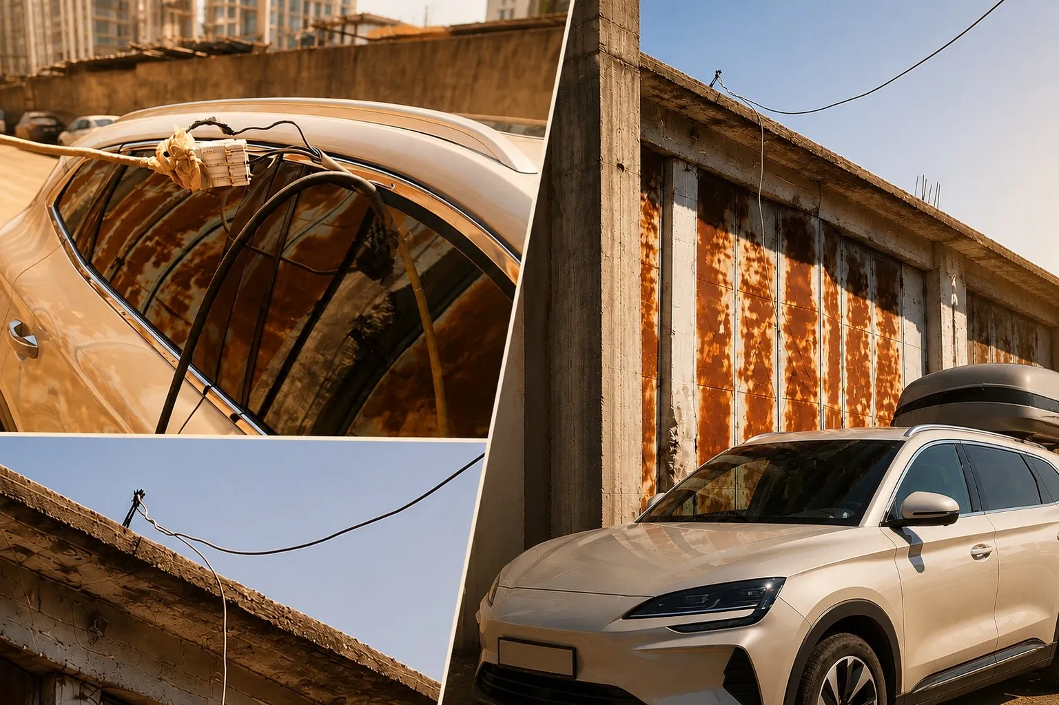 Kaçak elektrikle araç şarj ederken suçüstü yakalandılar