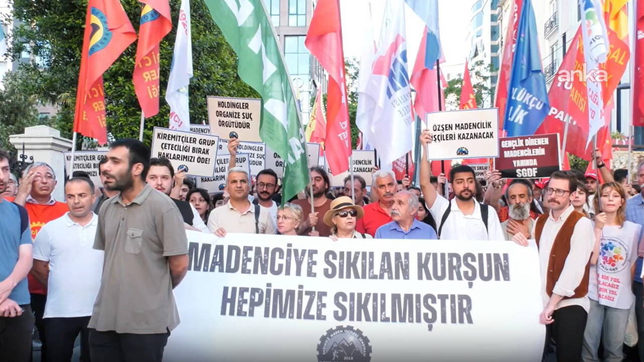 Kadıköy'de madencilere destek: Silahla tehdit edenler kaybedecek
