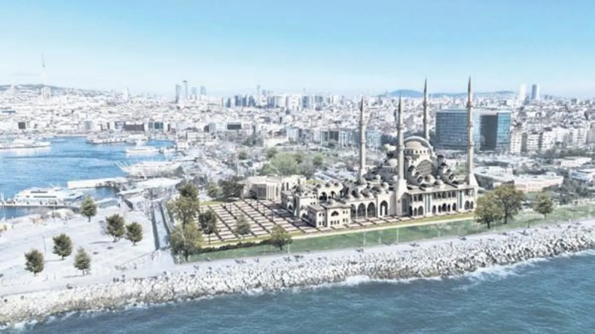 Kadıköy'de Rıhtım Camii'nin İnşası Başladı