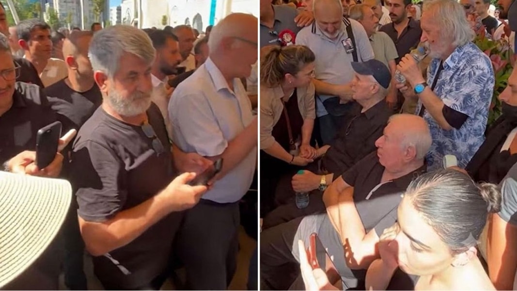 Kadir İnanır'ın Cenazesinde İlyas Salman İlgi Odağı Oldu