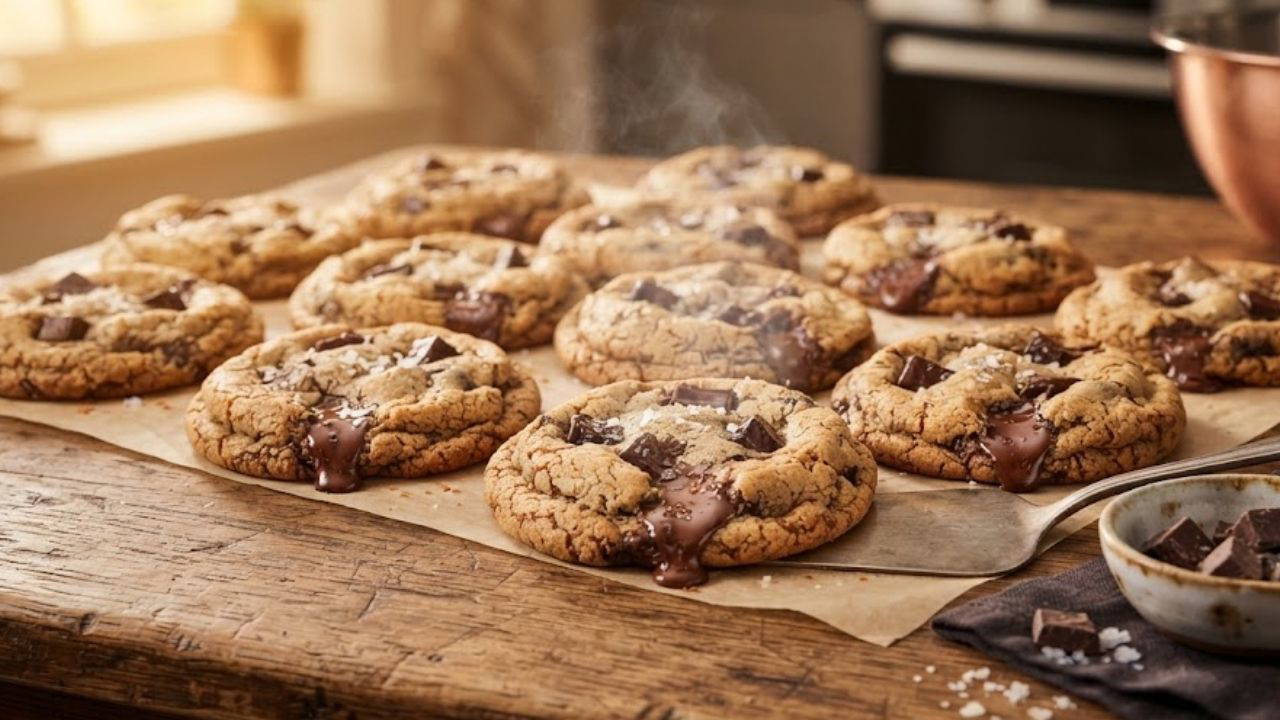 Kafe Usulü Dev Cookie Sırrı: Dışı Çıtır İçi Akışkan Tarif